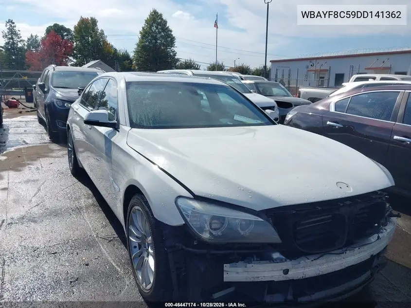 BMW 7ER 2013, VIN WBAYF8C59DD141362