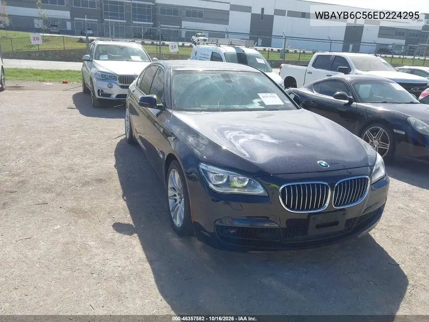BMW 7ER 2014, VIN WBAYB6C56ED224295