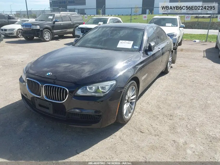 2014 BMW 7ER VIN WBAYB6C56ED224295 — фото 2
