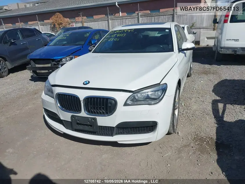 2015 BMW 7ER VIN WBAYF8C57FD654113 — фото 12