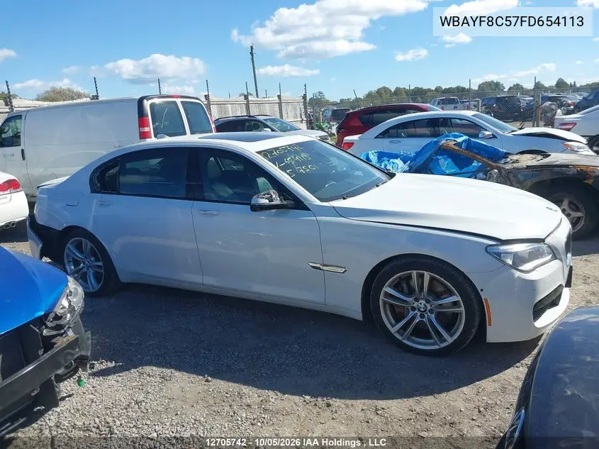 2015 BMW 7ER VIN WBAYF8C57FD654113 — фото 13