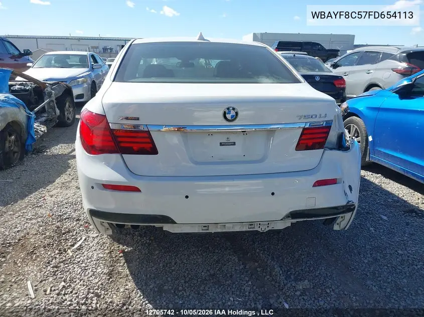 2015 BMW 7ER VIN WBAYF8C57FD654113 — фото 16