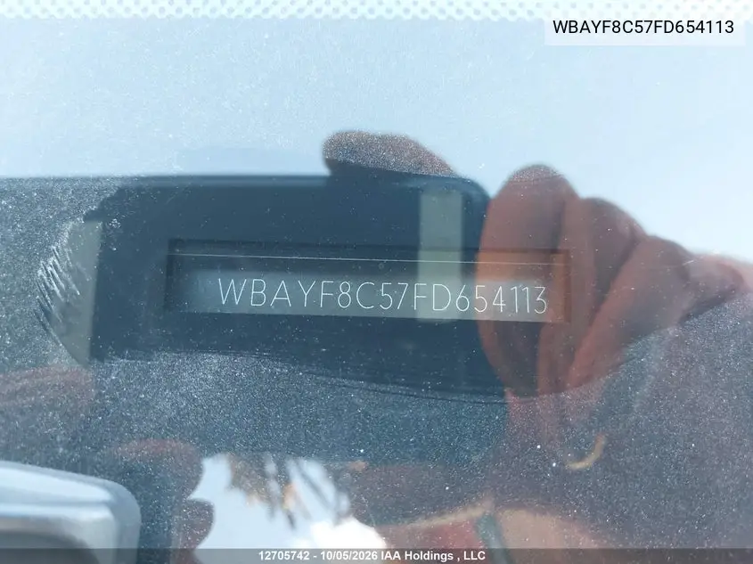2015 BMW 7ER VIN WBAYF8C57FD654113 — фото 17
