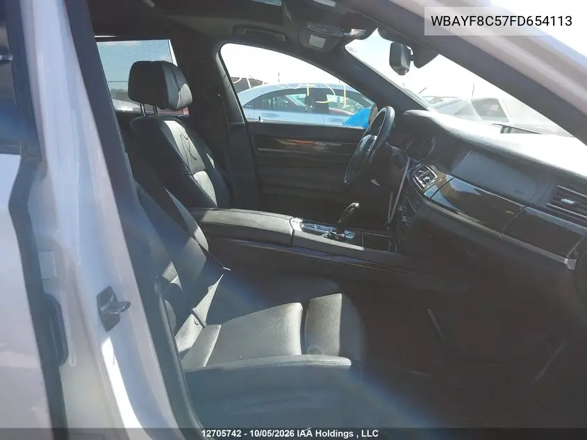 2015 BMW 7ER VIN WBAYF8C57FD654113 — фото 5