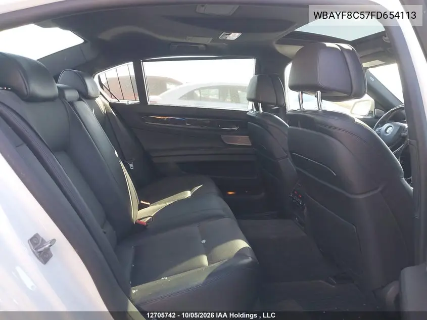 2015 BMW 7ER VIN WBAYF8C57FD654113 — фото 8
