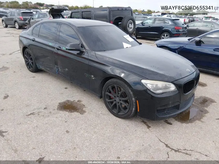 BMW 7ER 2015, VIN WBAYF8C53FD655341