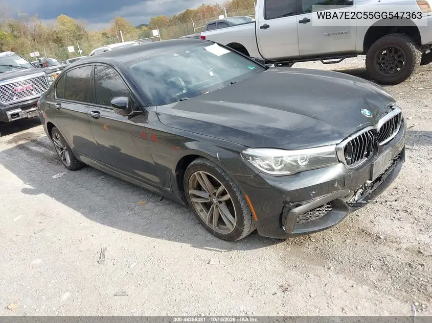 BMW 7ER 2016, VIN WBA7E2C55GG547363