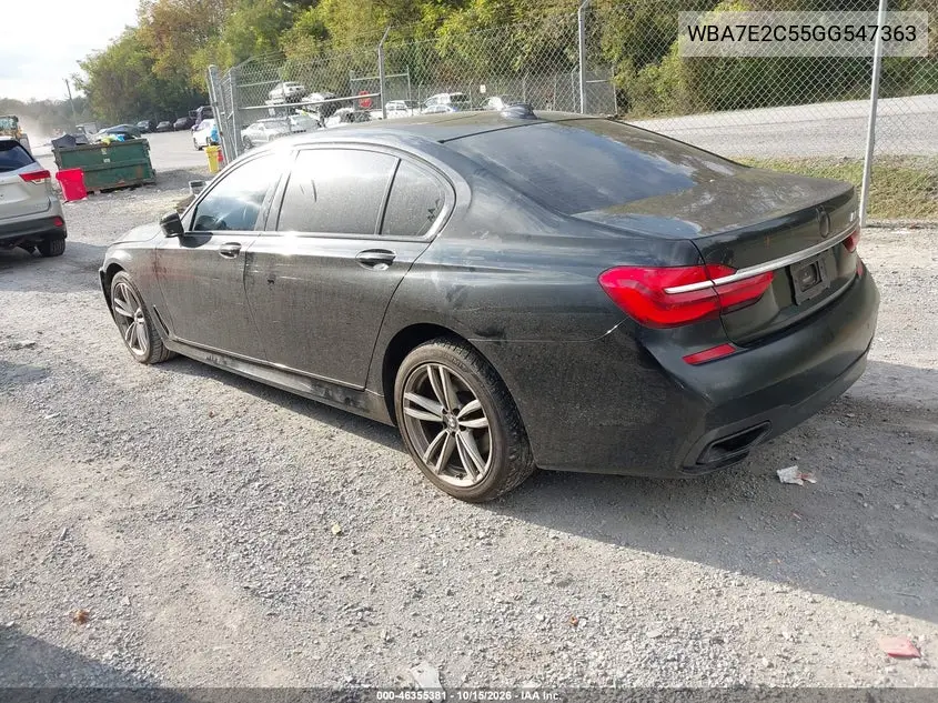 2016 BMW 7ER VIN WBA7E2C55GG547363 — фото 3