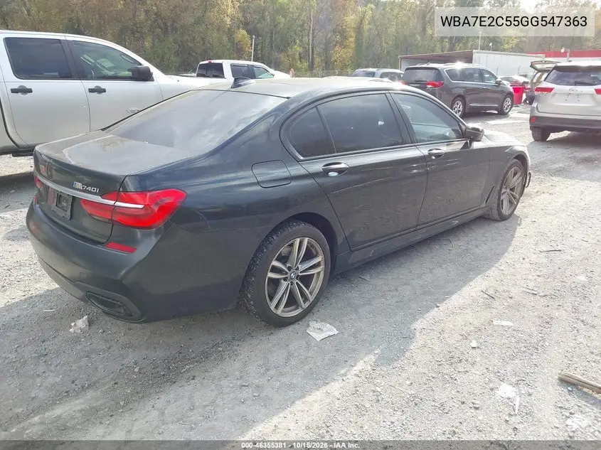 2016 BMW 7ER VIN WBA7E2C55GG547363 — фото 4