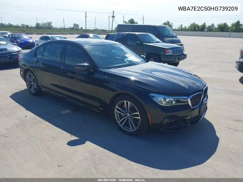 BMW 7ER 2017, VIN WBA7E2C50HG739209