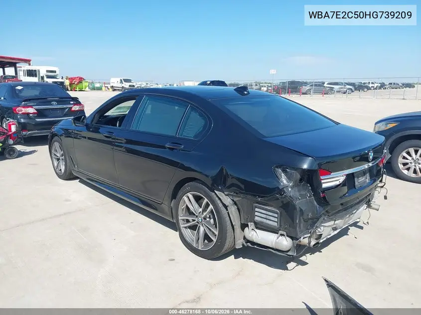 2017 BMW 7ER VIN WBA7E2C50HG739209 — фото 3