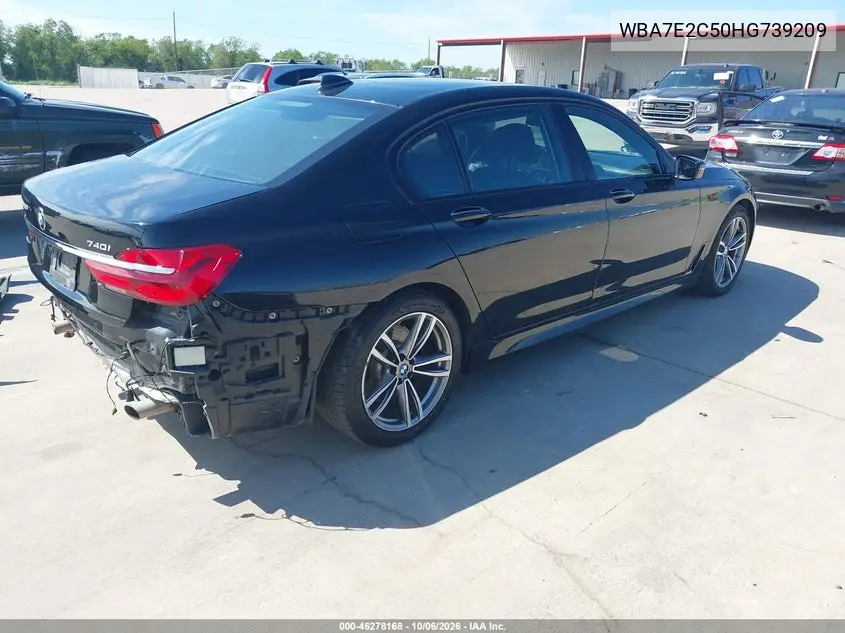 2017 BMW 7ER VIN WBA7E2C50HG739209 — фото 4