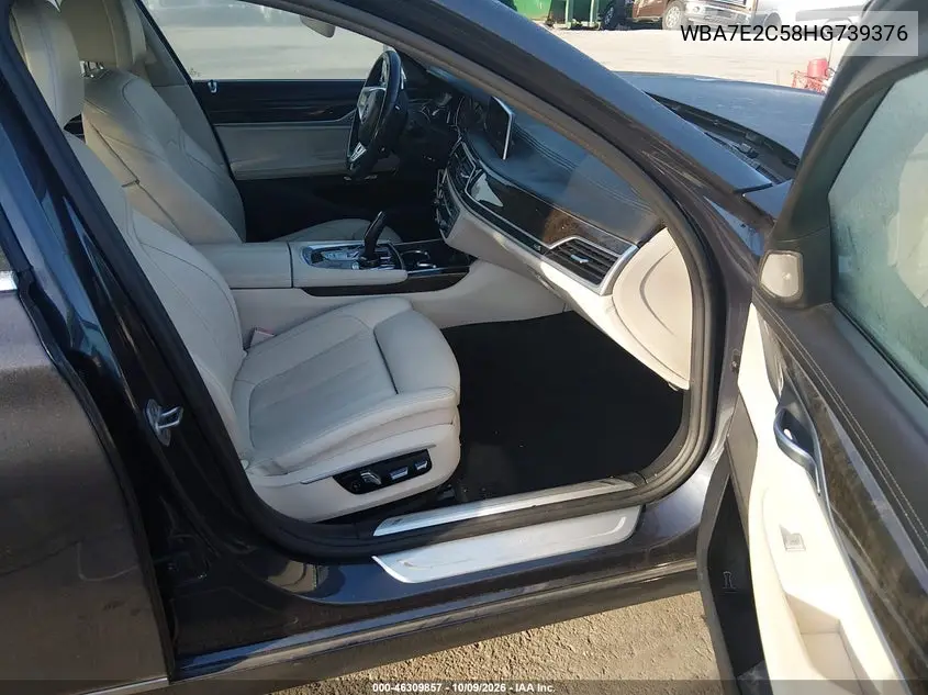 2017 BMW 7ER VIN WBA7E2C58HG739376 — фото 5