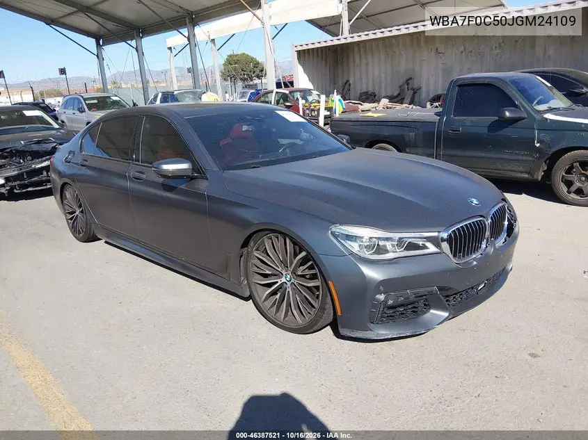 BMW 7ER 2018, VIN WBA7F0C50JGM24109