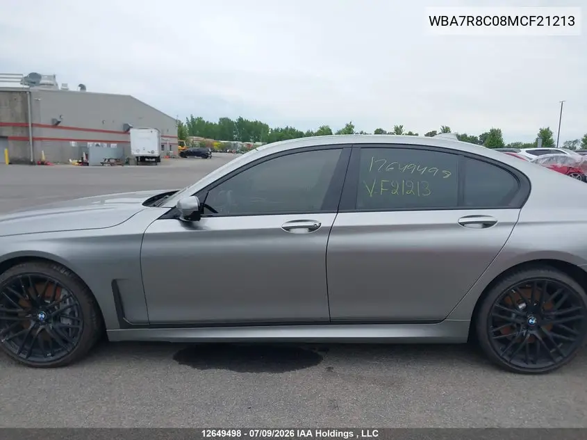 2021 BMW 7ER VIN WBA7R8C08MCF21213 — фото 15