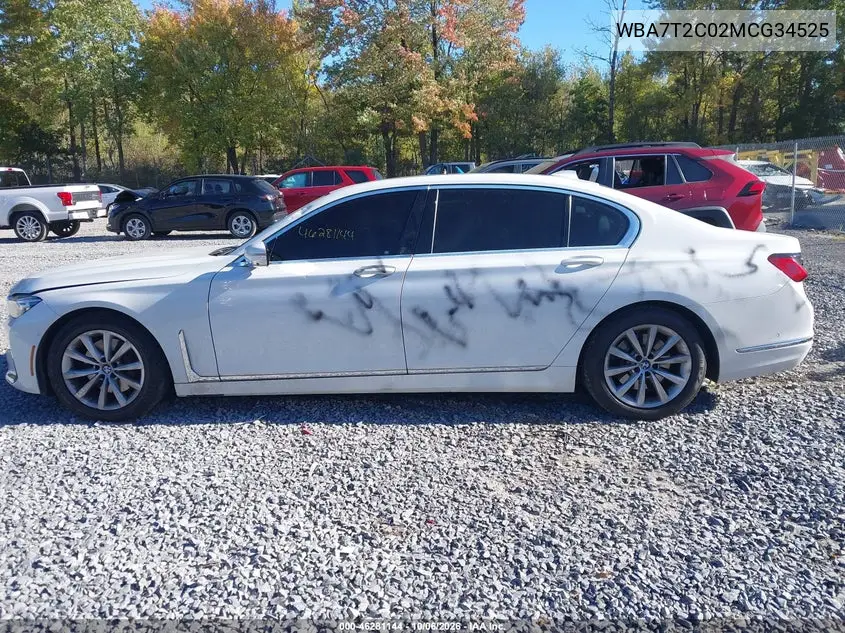 2021 BMW 7ER VIN WBA7T2C02MCG34525 — фото 14