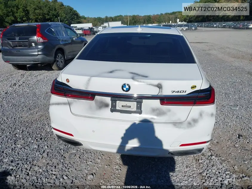 2021 BMW 7ER VIN WBA7T2C02MCG34525 — фото 16