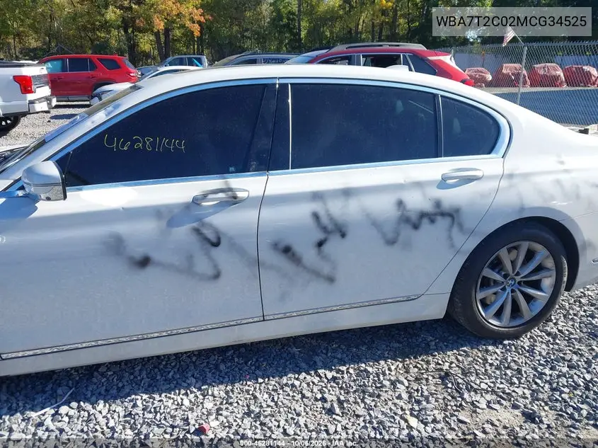 2021 BMW 7ER VIN WBA7T2C02MCG34525 — фото 6