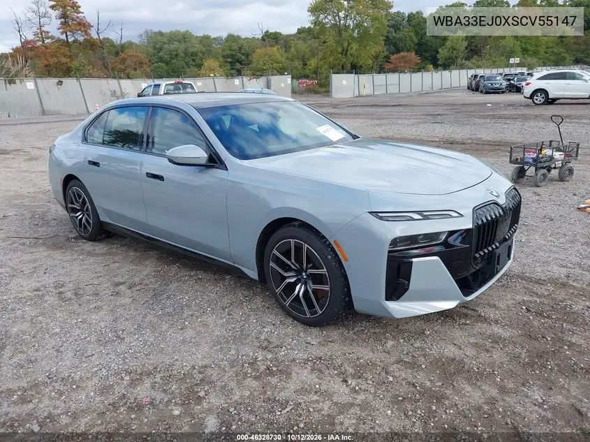 BMW 7ER 2025, VIN WBA33EJ0XSCV55147