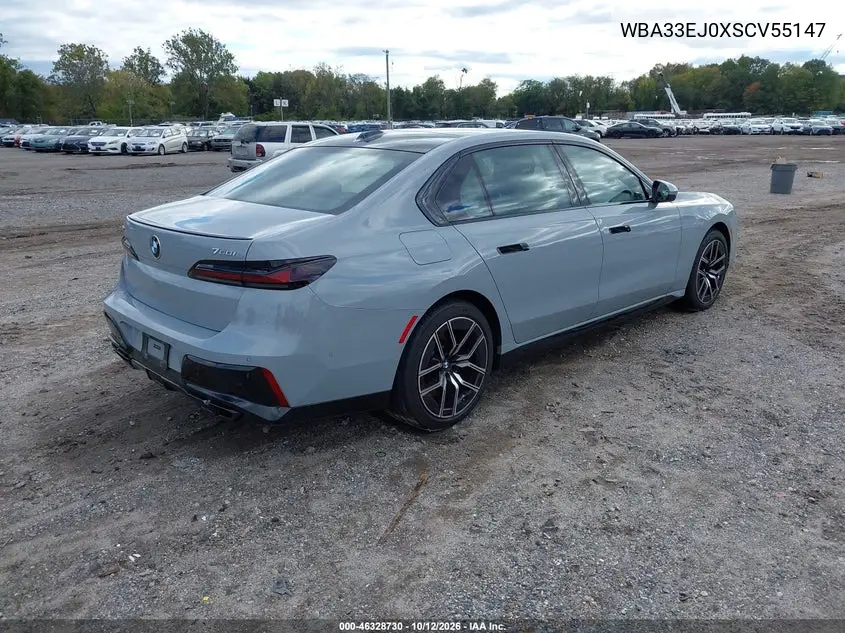 2025 BMW 7ER VIN WBA33EJ0XSCV55147 — фото 4