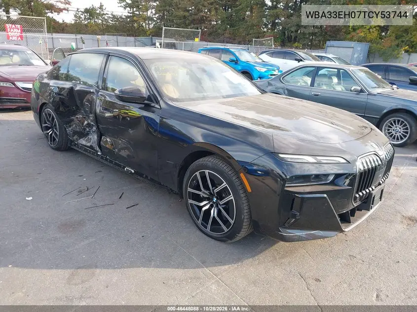 BMW 7ER 2026, VIN WBA33EH07TCY53744