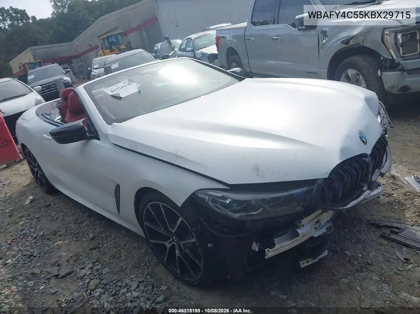 BMW 8ER 2019, VIN WBAFY4C55KBX29715