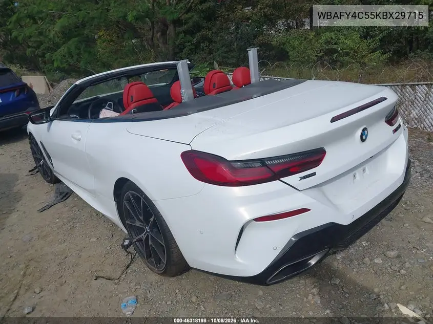 2019 BMW 8ER VIN WBAFY4C55KBX29715 — фото 3