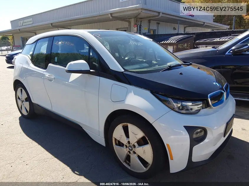 BMW I3 2014, VIN WBY1Z4C59EV275545