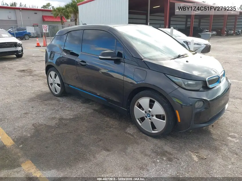 BMW I3 2015, VIN WBY1Z4C51FV279235