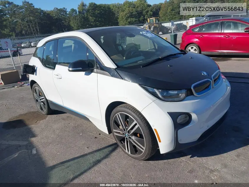 BMW I3 2016, VIN WBY1Z2C5XGV556843