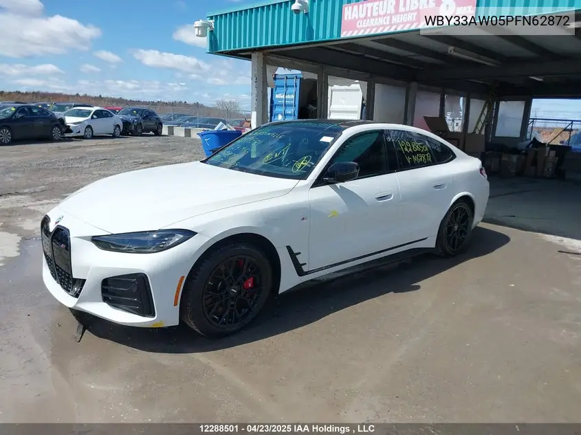 2023 BMW I4 VIN WBY33AW05PFN62872 — фото 2