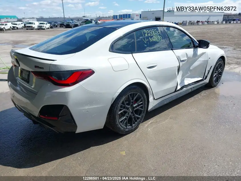 2023 BMW I4 VIN WBY33AW05PFN62872 — фото 4