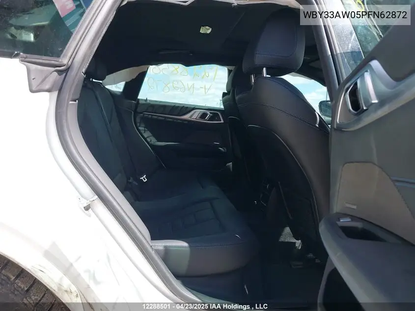 2023 BMW I4 VIN WBY33AW05PFN62872 — фото 8