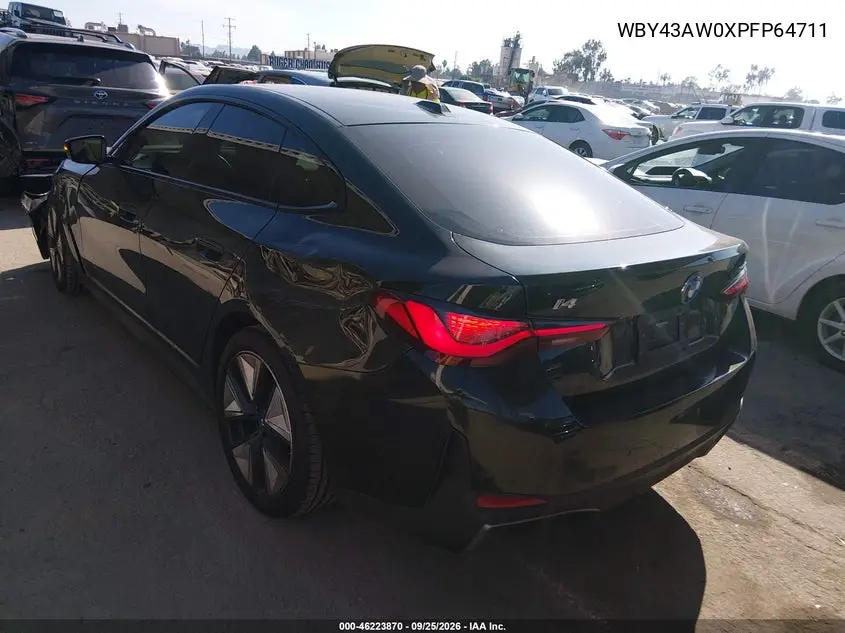 2023 BMW I4 VIN WBY43AW0XPFP64711 — фото 3
