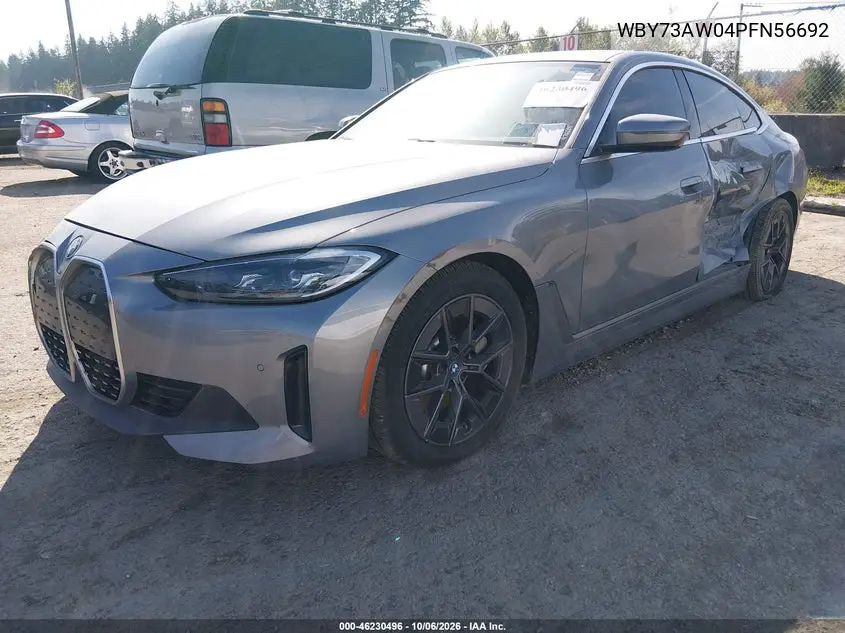 2023 BMW I4 VIN WBY73AW04PFN56692 — фото 2