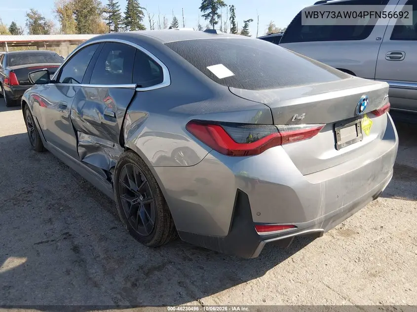 2023 BMW I4 VIN WBY73AW04PFN56692 — фото 3