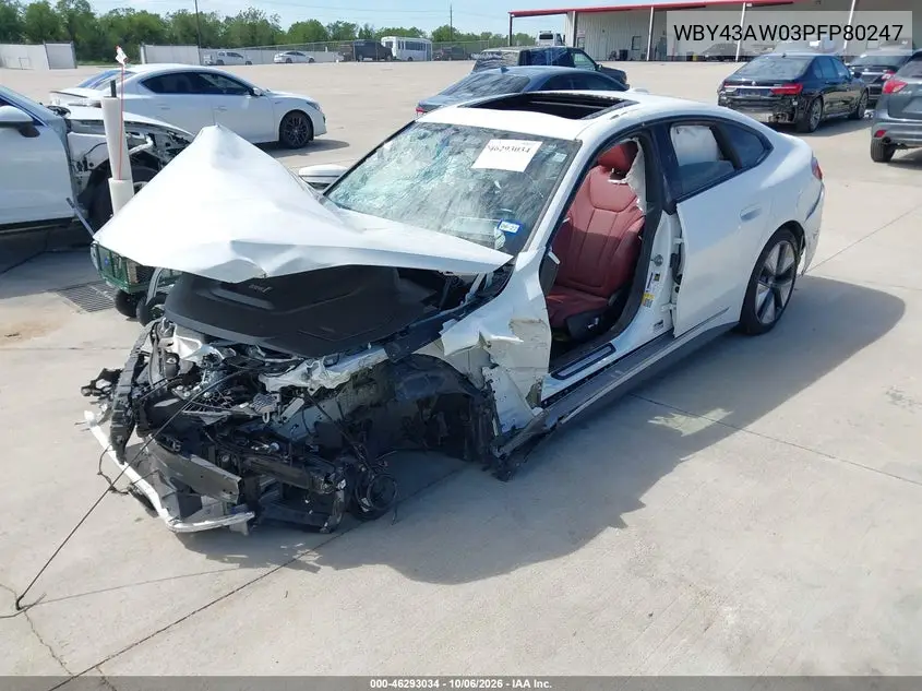 2023 BMW I4 VIN WBY43AW03PFP80247 — фото 2