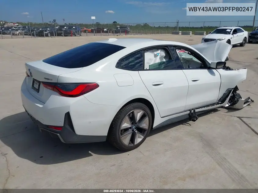 2023 BMW I4 VIN WBY43AW03PFP80247 — фото 4