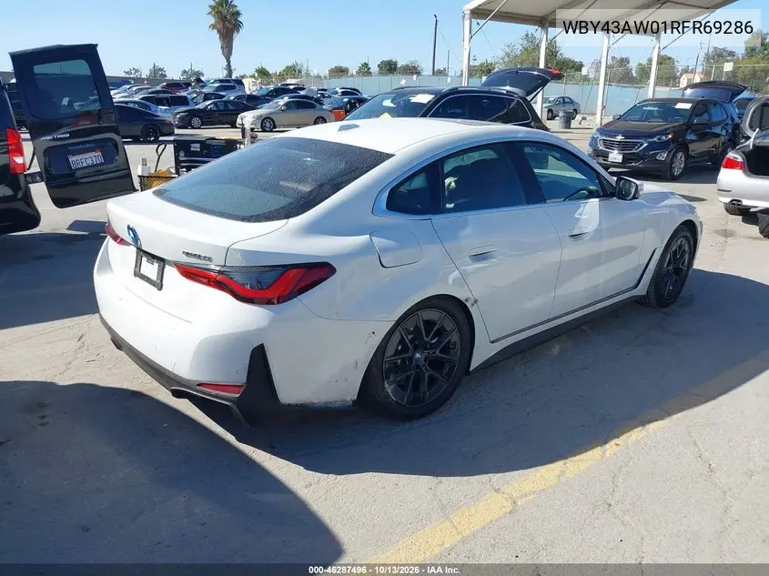 2024 BMW I4 VIN WBY43AW01RFR69286 — фото 4