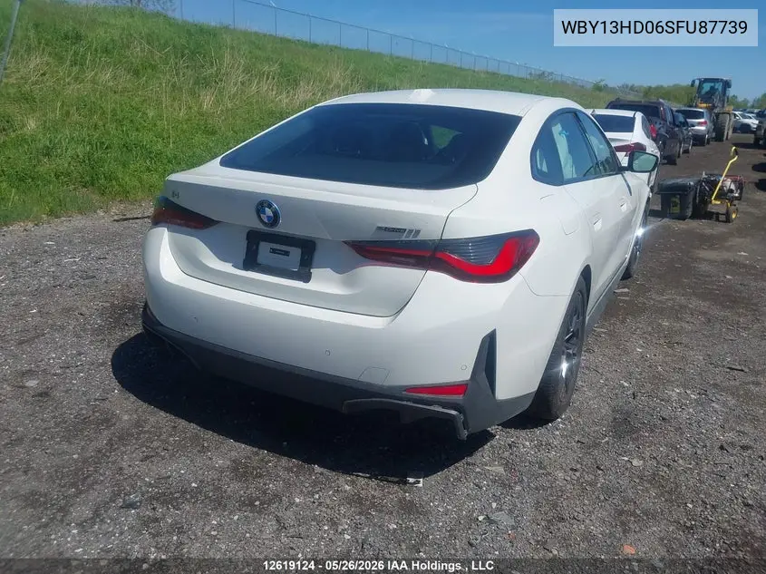2025 BMW I4 VIN WBY13HD06SFU87739 — фото 4