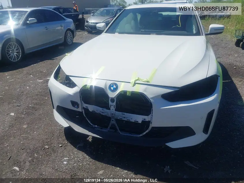 2025 BMW I4 VIN WBY13HD06SFU87739 — фото 6