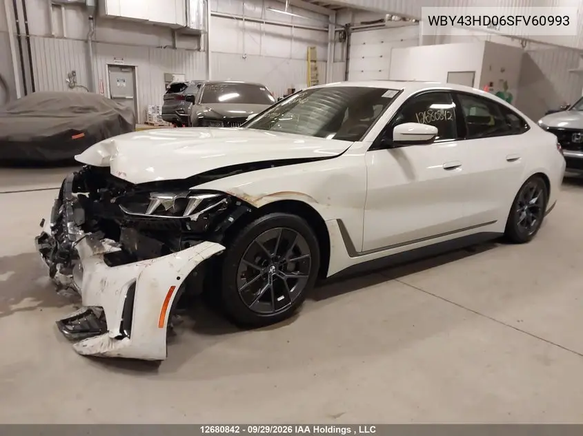 2025 BMW I4 VIN WBY43HD06SFV60993 — фото 2