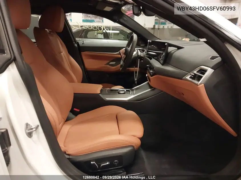 2025 BMW I4 VIN WBY43HD06SFV60993 — фото 5