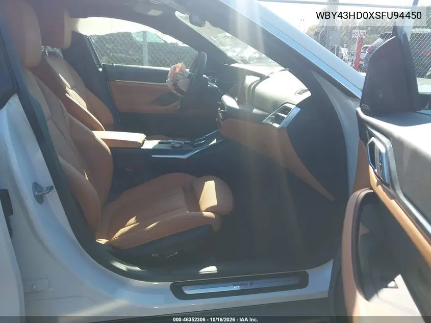2025 BMW I4 VIN WBY43HD0XSFU94450 — фото 5