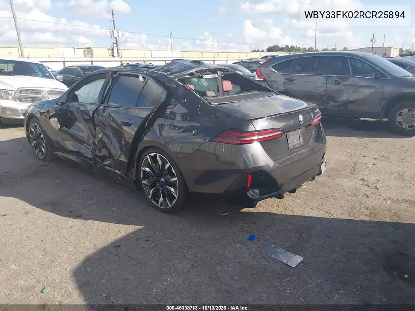 2024 BMW I5 VIN WBY33FK02RCR25894 — фото 3