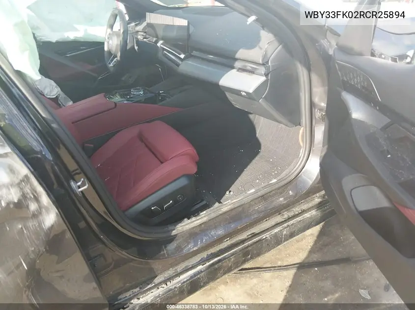 2024 BMW I5 VIN WBY33FK02RCR25894 — фото 5