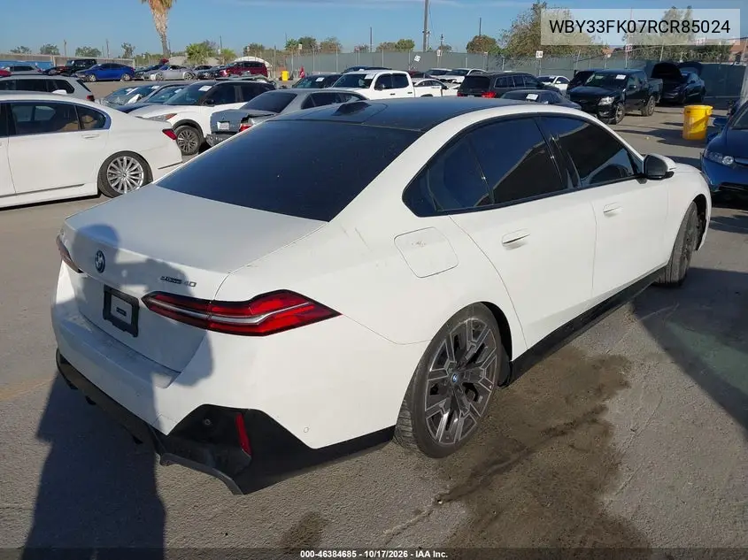 2024 BMW I5 VIN WBY33FK07RCR85024 — фото 4