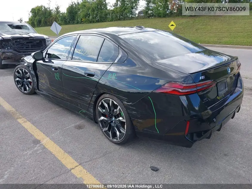 2025 BMW I5 VIN WBY43FK07SCV86009 — фото 3