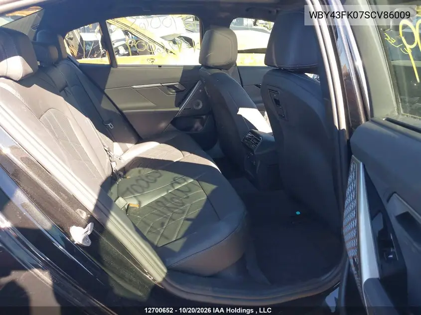 2025 BMW I5 VIN WBY43FK07SCV86009 — фото 8