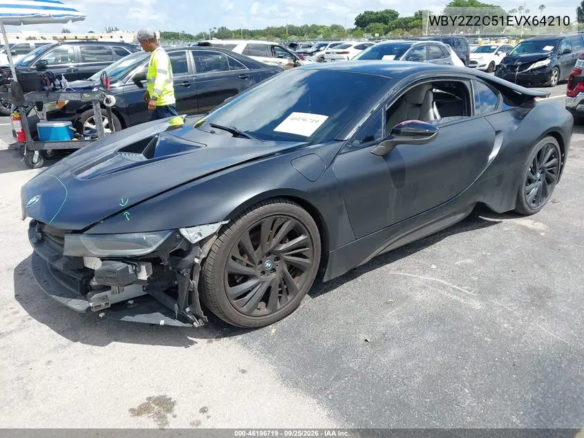 2014 BMW I8 VIN WBY2Z2C51EVX64210 — фото 2